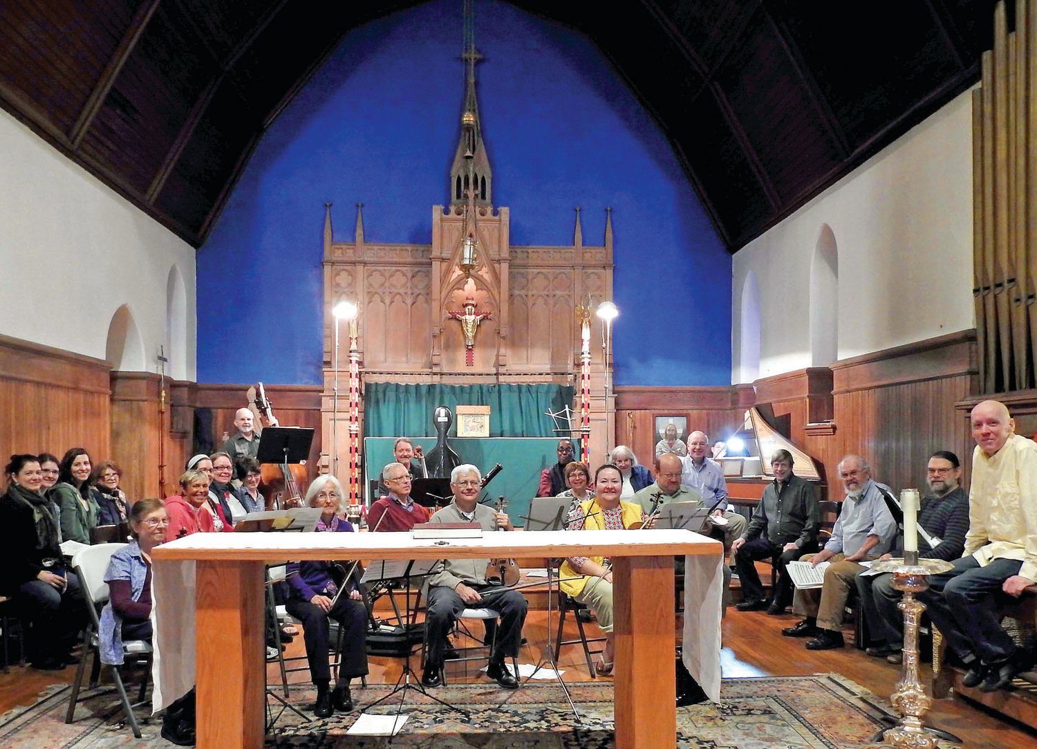 The choir at Saint Andrew’s Episcopal Church, Lambertville, N.J., presents its next Evensong Nov. 4.