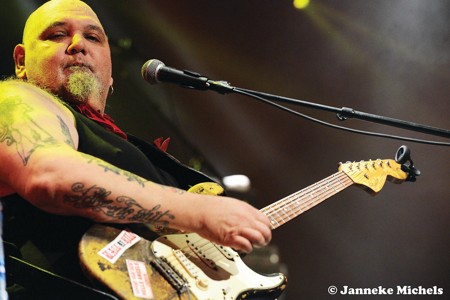 Popa Chubby will perform at Sellersville Theater. Photograph by Janneke Michels.