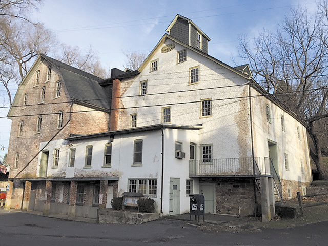The Durham Grist Mill in the center of the Village of Durham will mark its 200th anniversary in 2020. The Durham Historical Society is hoping to raise enough money to have it restored. Photograph by Kathryn Finegan Clark