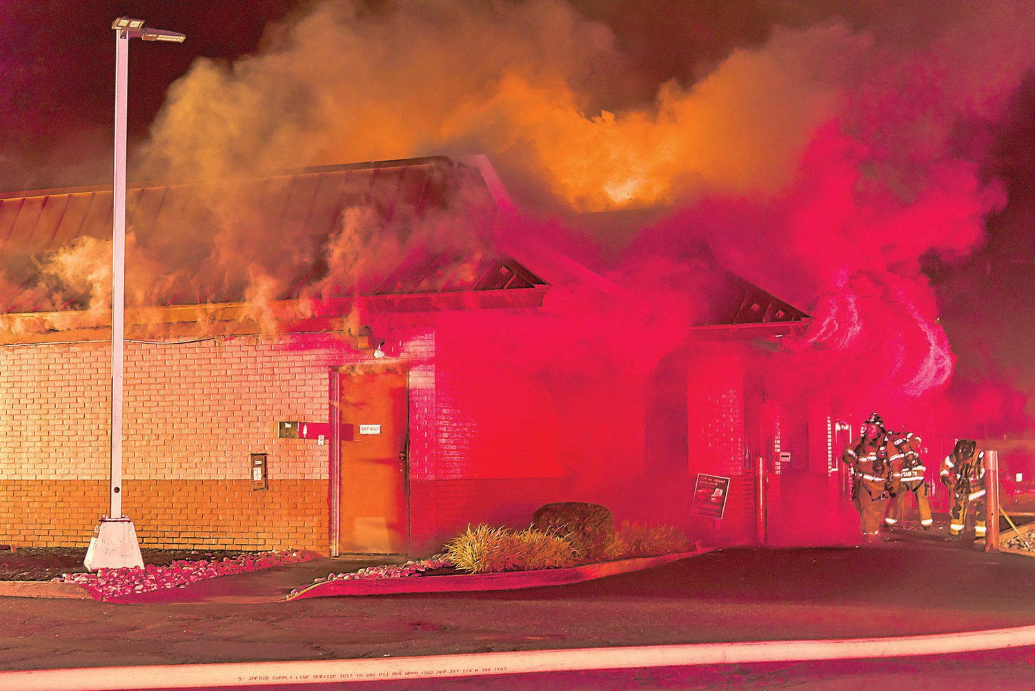 In September, fire caused the closure of McDonald’s near the intersection of Easton Road and East State Street in Doylestown. The restaurant is closed until repairs can be made. Photograph by Larry Browne.