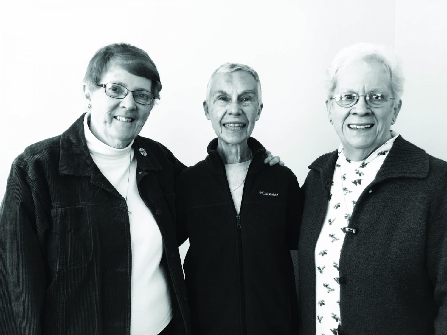 Grey Nuns of the Sacred Heart Sister Eileen White, left, Sister Diane Bardol and Sister Mary Elizabeth Looby.