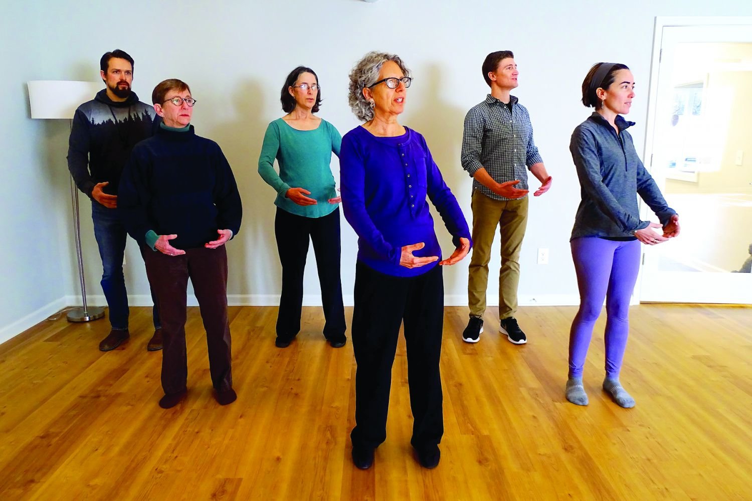 Diane Alex, center, will lead the “Six Healing Sounds” workshop at Koru Real Wellness in Doylestown March 31.