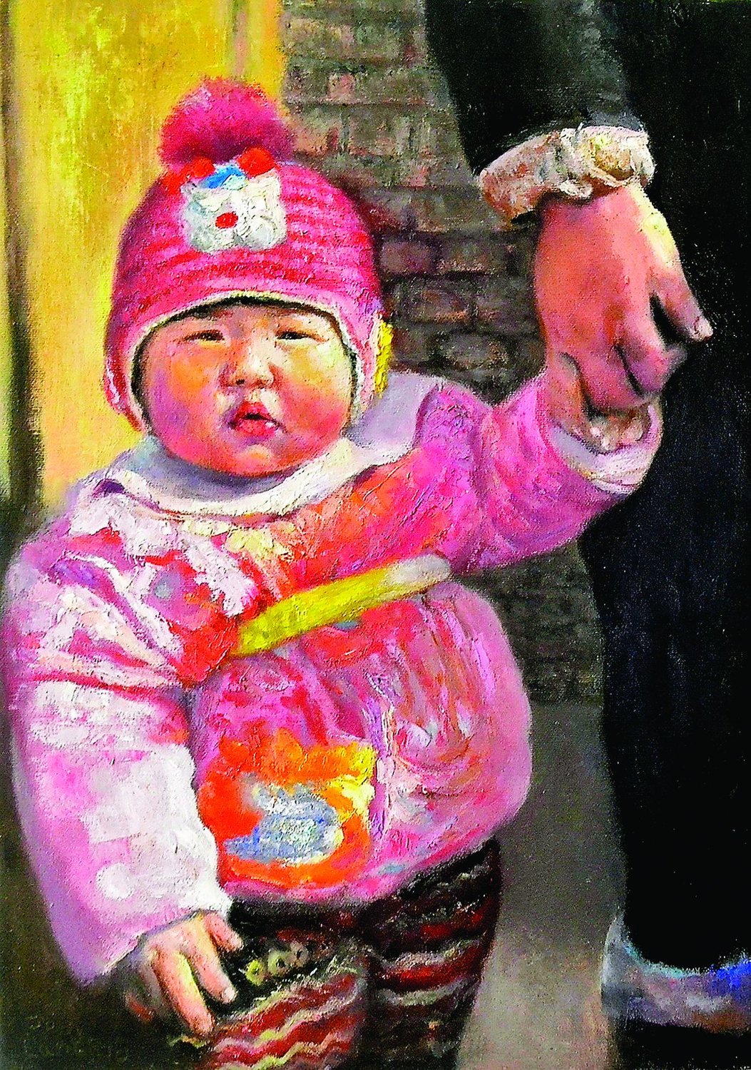 “Chinese Baby From Woyang Village” is by Joshua Lance.