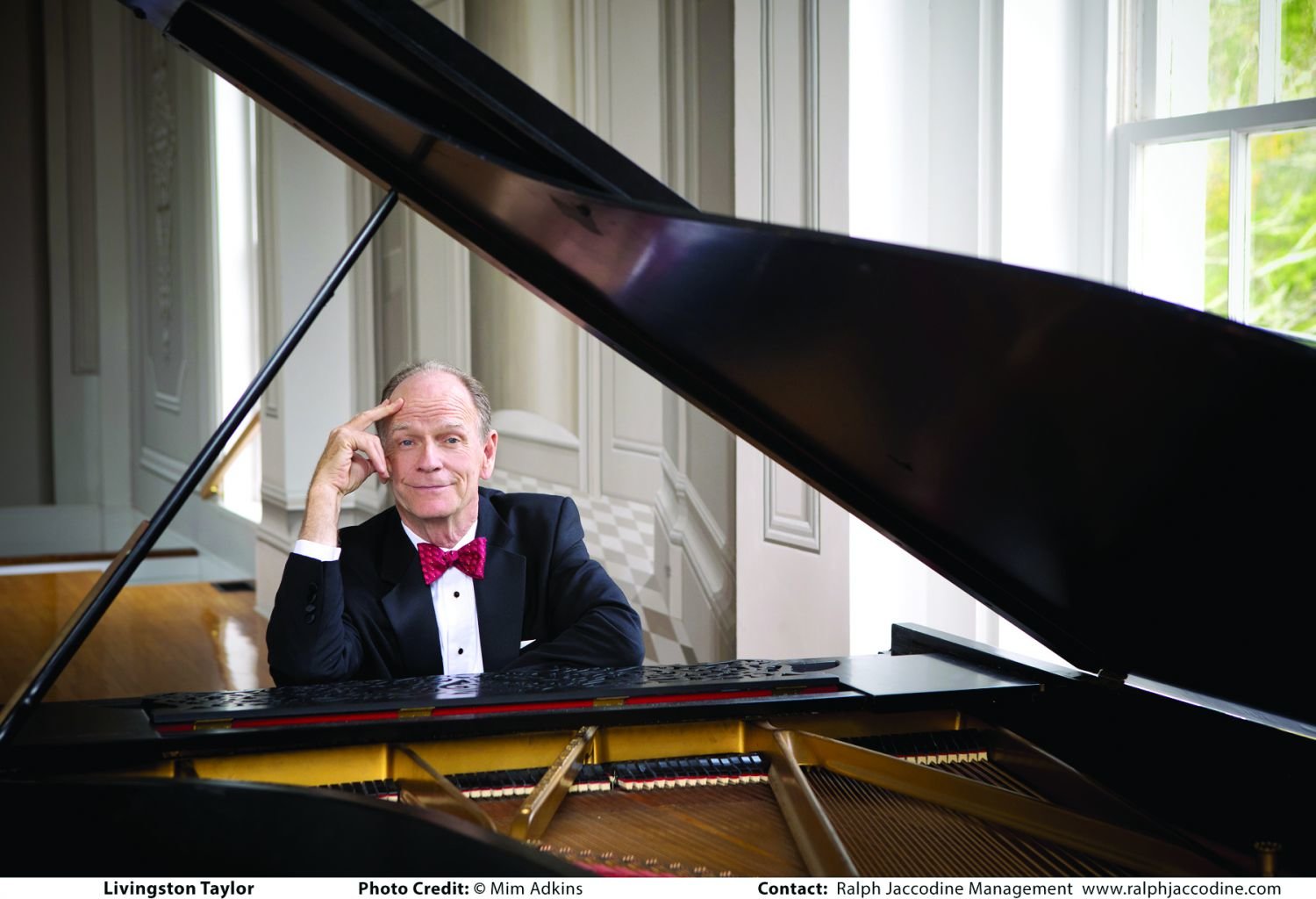 Livingston Taylor performs at Delaware Valley University April 14. Photograph by Mim Adkins .