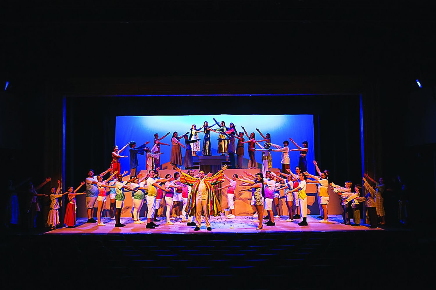 “Joseph and the Amazing Technicolor Dreamcoat” is on stage at Music Mountain Theatre in Lambertville, N.J.