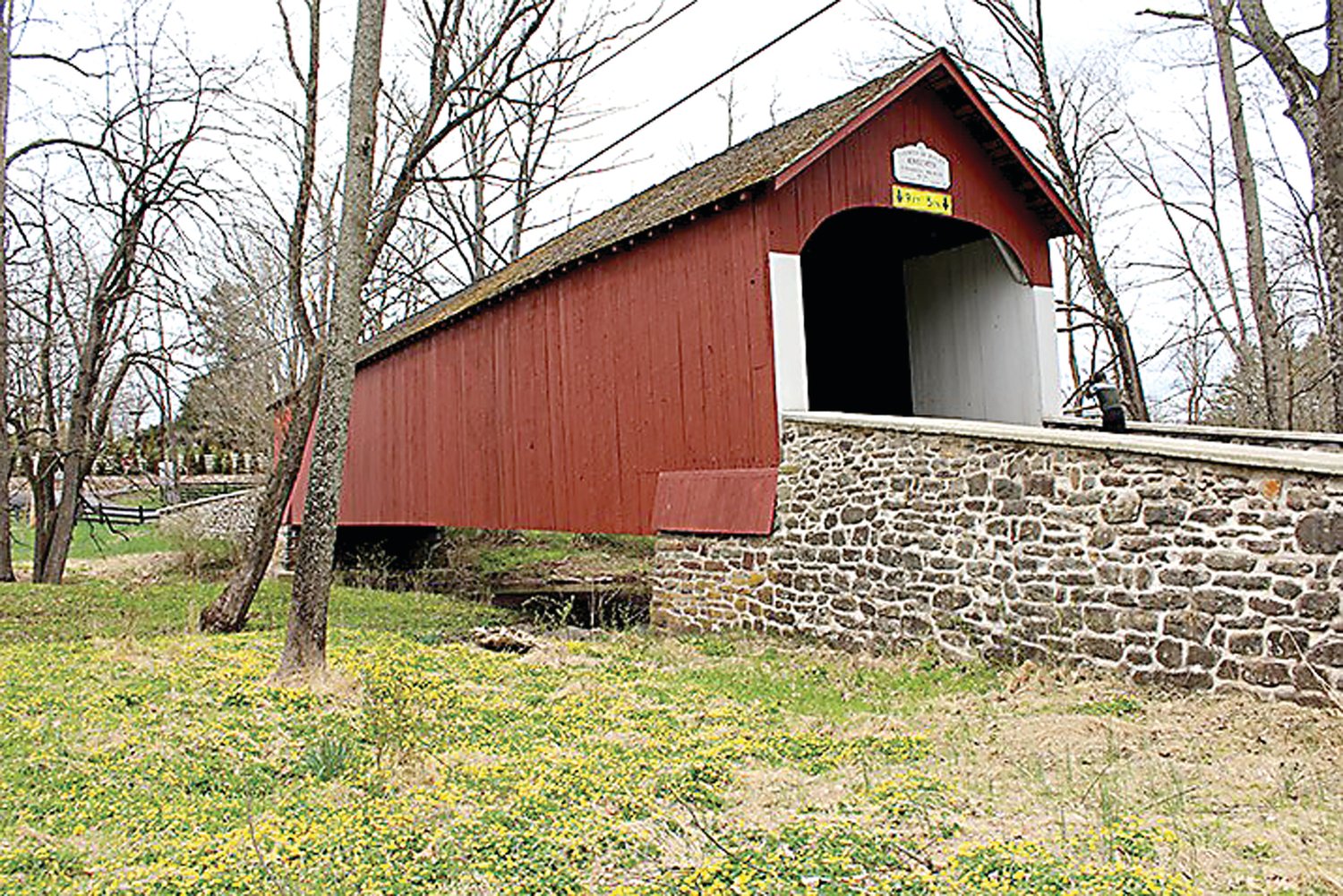 Delaware Valley University students will sharing their new documentary on Bucks County’s covered bridges on Friday, May 3. Photograph courtesy of Doug McCambridge.