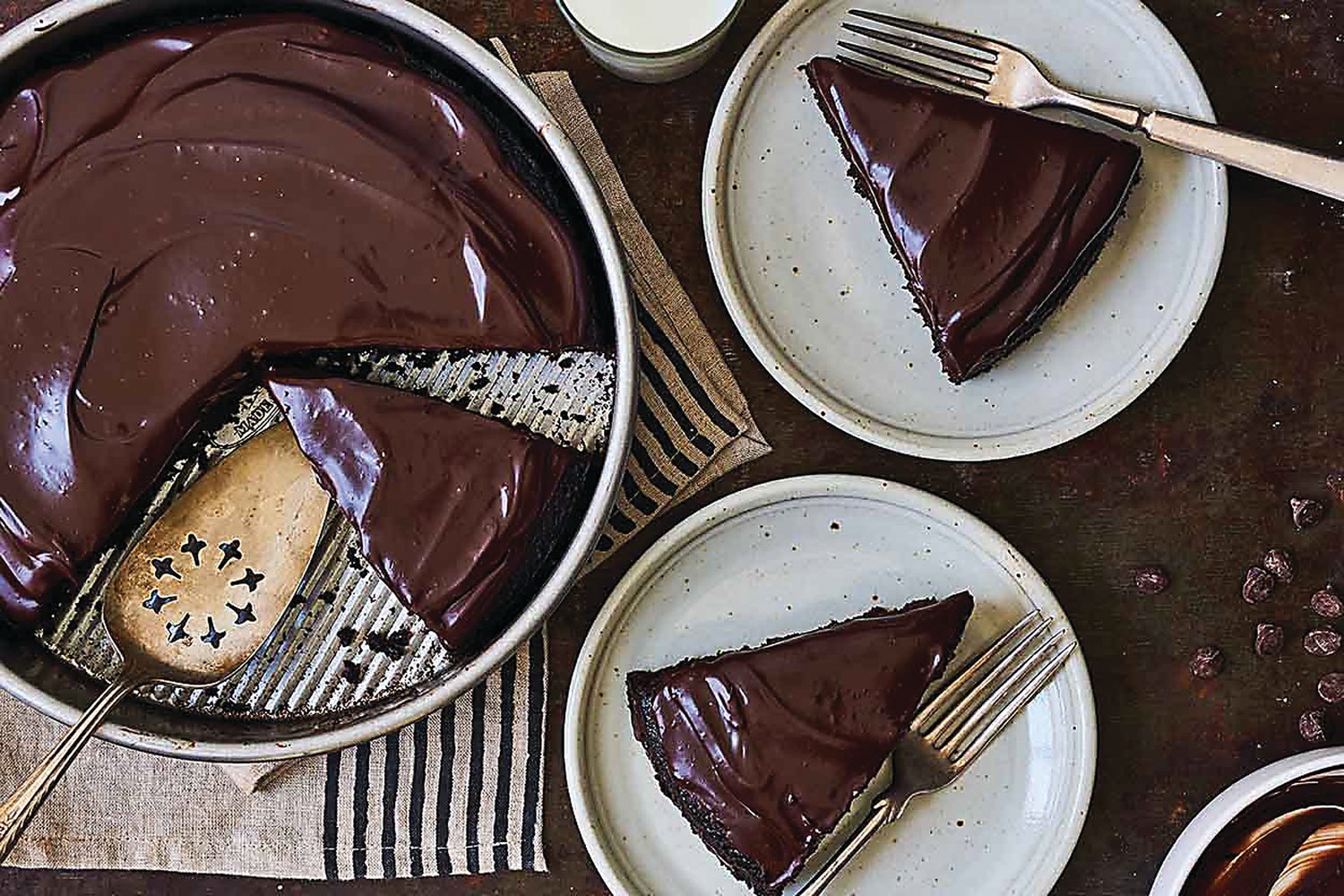 This simple chocolate cake, which can be made dairy- and/or gluten-free, was named the “recipe of the centuries” by King Arthur Flour.