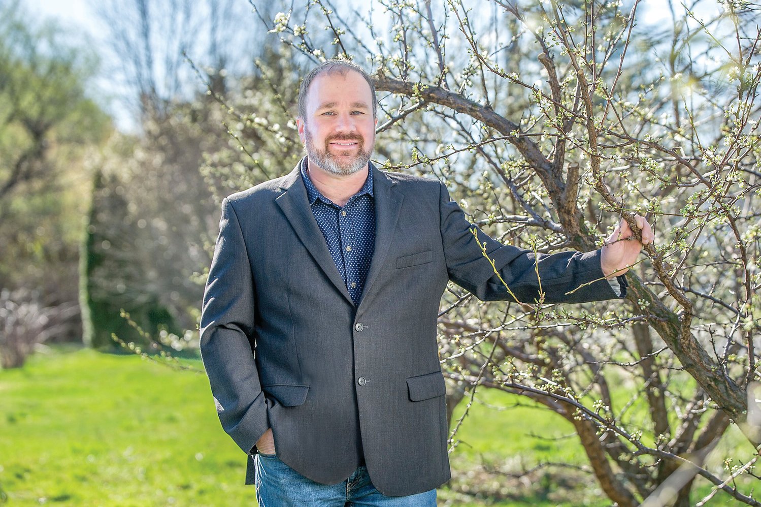 Caleb Torrice, owner of Tabora Farms, is running for supervisor in Hilltown Township.  Photograph by Chris Ruvo.