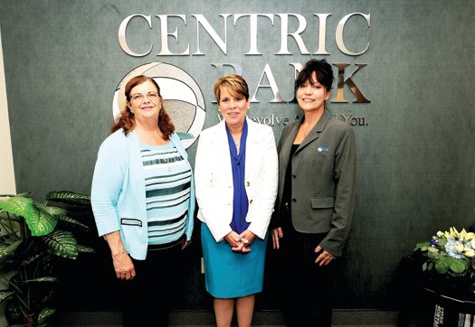 Susan Csira, universal banker, left; Mary Ann Murtha, vice president, financial center manager; and Suzanne Cody, universal banker, are ready to assist customers with every banking need at Centric Bank’s freshly redesigned Doylestown Concierge Financial Center.