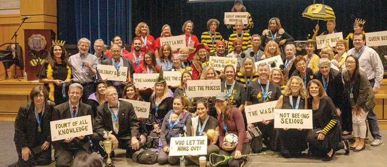 The Hive 2018: The bee-witching teams that participated in last year’s Free Library of New Hope & Solebury Community Spelling Bee. Photograph by Louise Levy.