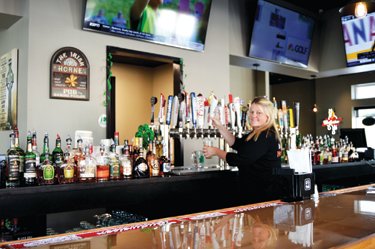 Marlene Steele is manager of The Irish Horne Bar and Restaurant, the newest Irish restaurant for Central Bucks County. Photograph by Susan S. Yeske.