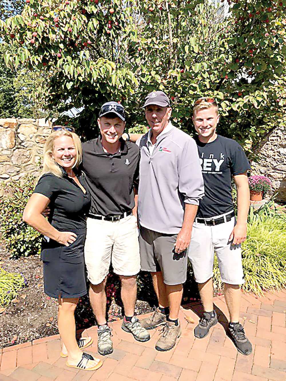 The Renk family at Lookaway Golf Club.