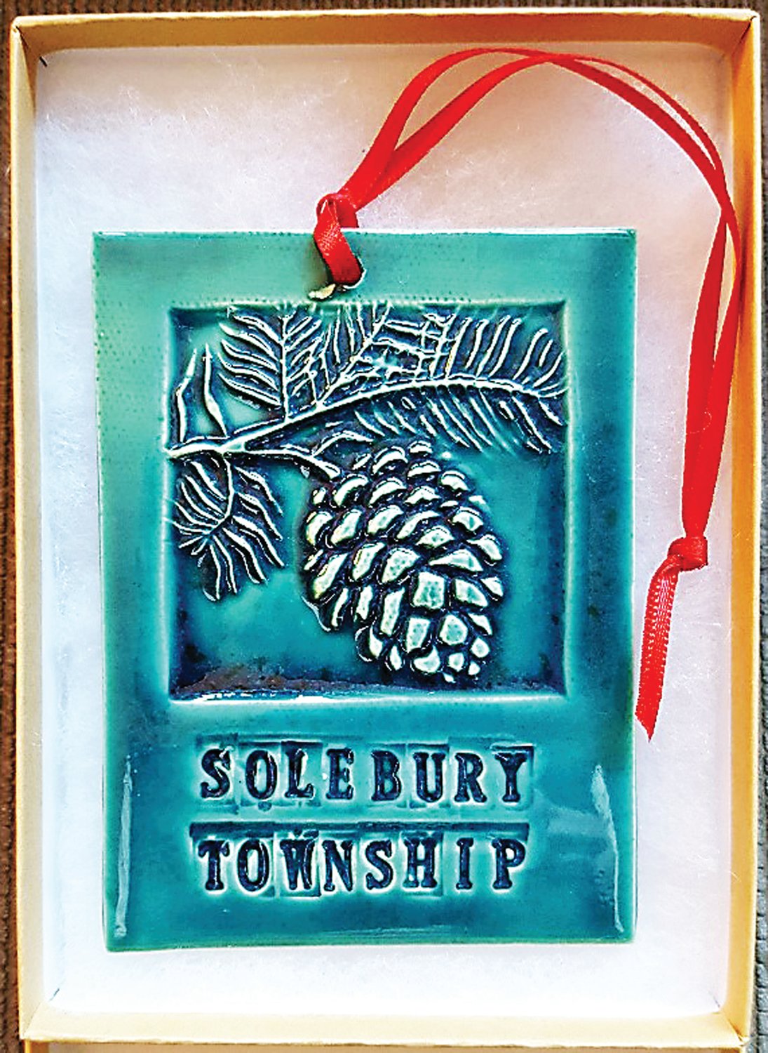 Solebury Township’s 2019 holiday tile is for sale while supplies last.
