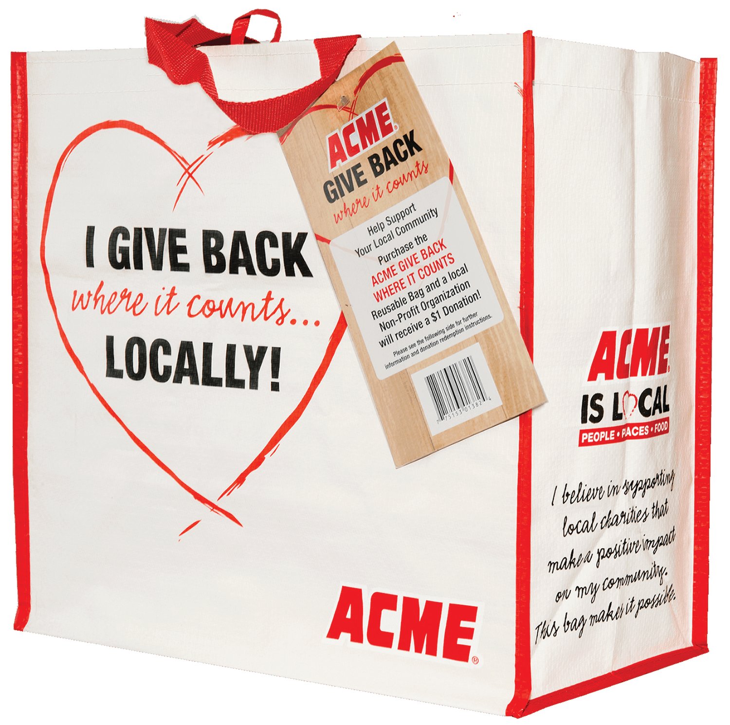 The ACME Bags 4 My Cause Program will benefit the Newtown Community Foundation in January.