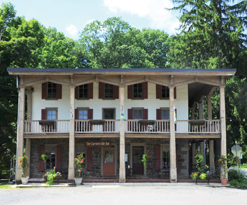 Will and Denie Mathias have operated the Carversville Inn for 31 years.