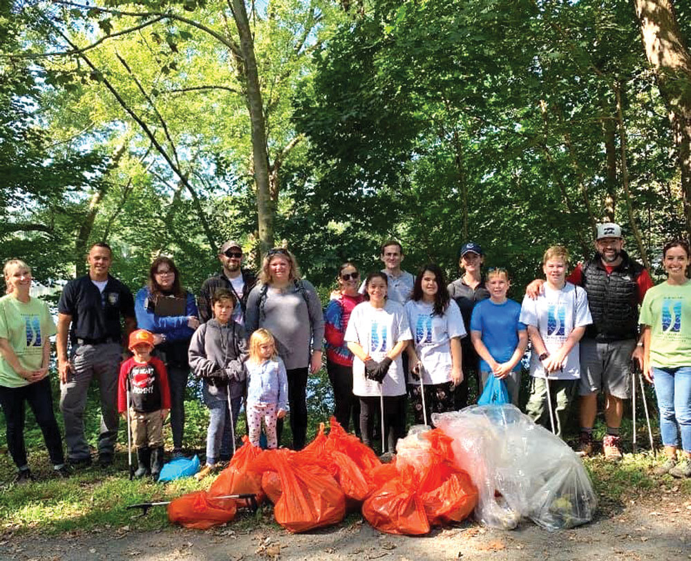 Volunteers take part in the 2019 Delaware River Cleanup in New Jersey. Volunteers are wanted for this year’s event.