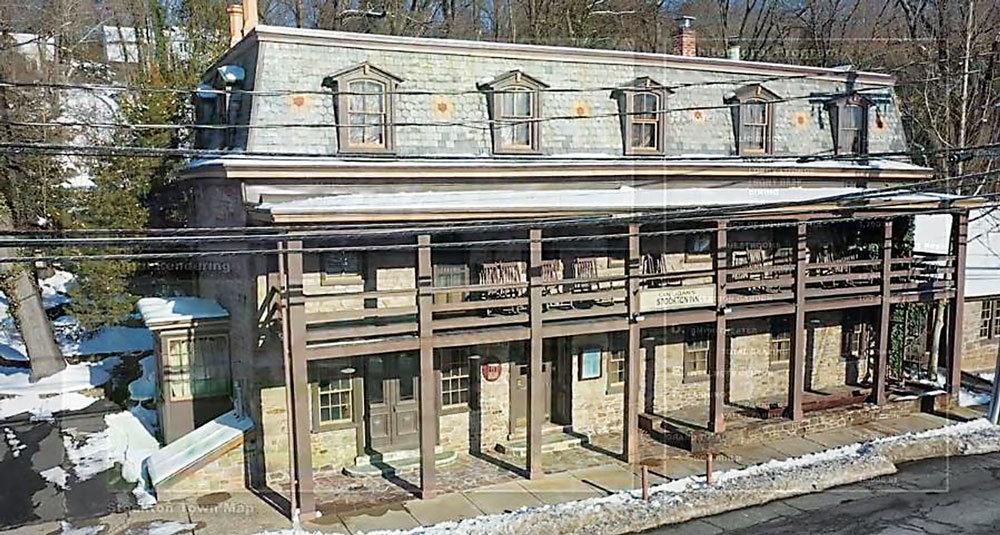 Stockton Inn: The inn, which dominates the view of Bridge Street at the Delaware River crossing from Pennsylvania to Stockton, N.J., was built in the 1830s.