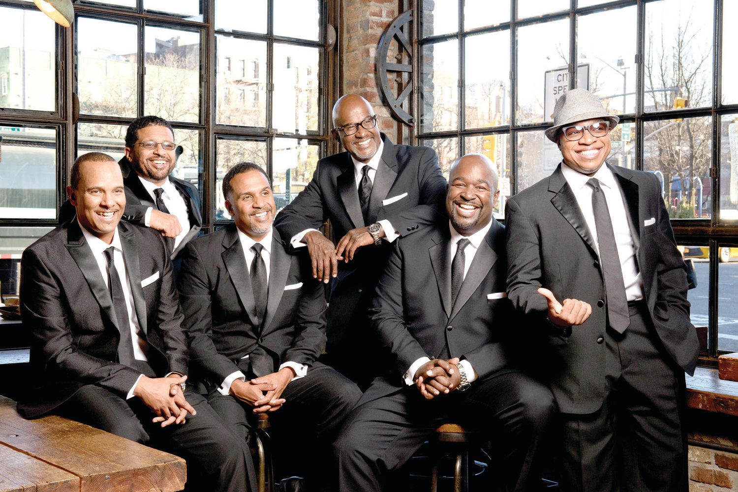 Take 6 opens the BRT outdoor summer music series June 11 and 12, at the new amphitheater in Bristol Township.