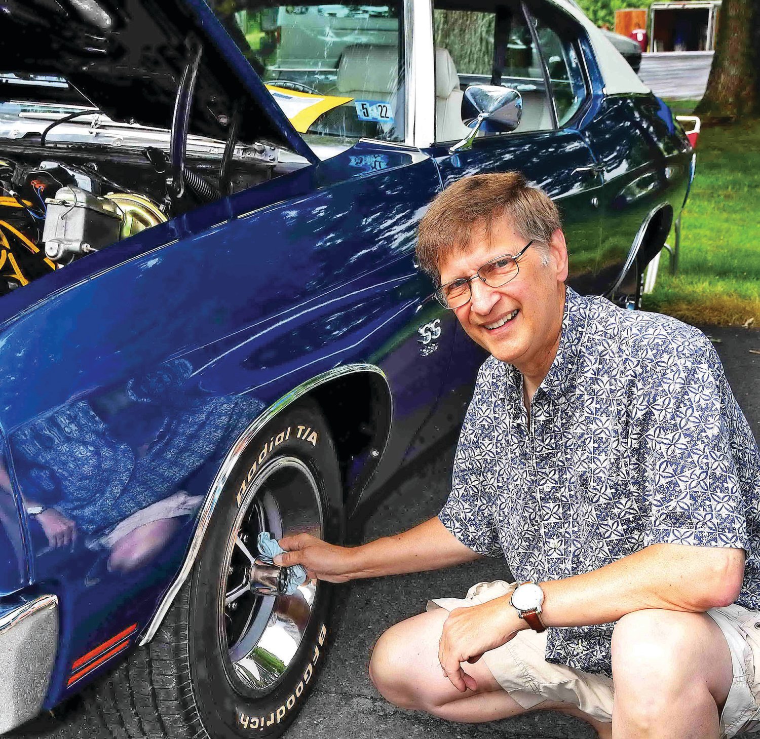 Tom Ursie with his 1970 Chevrolet Chevelle SS 396.