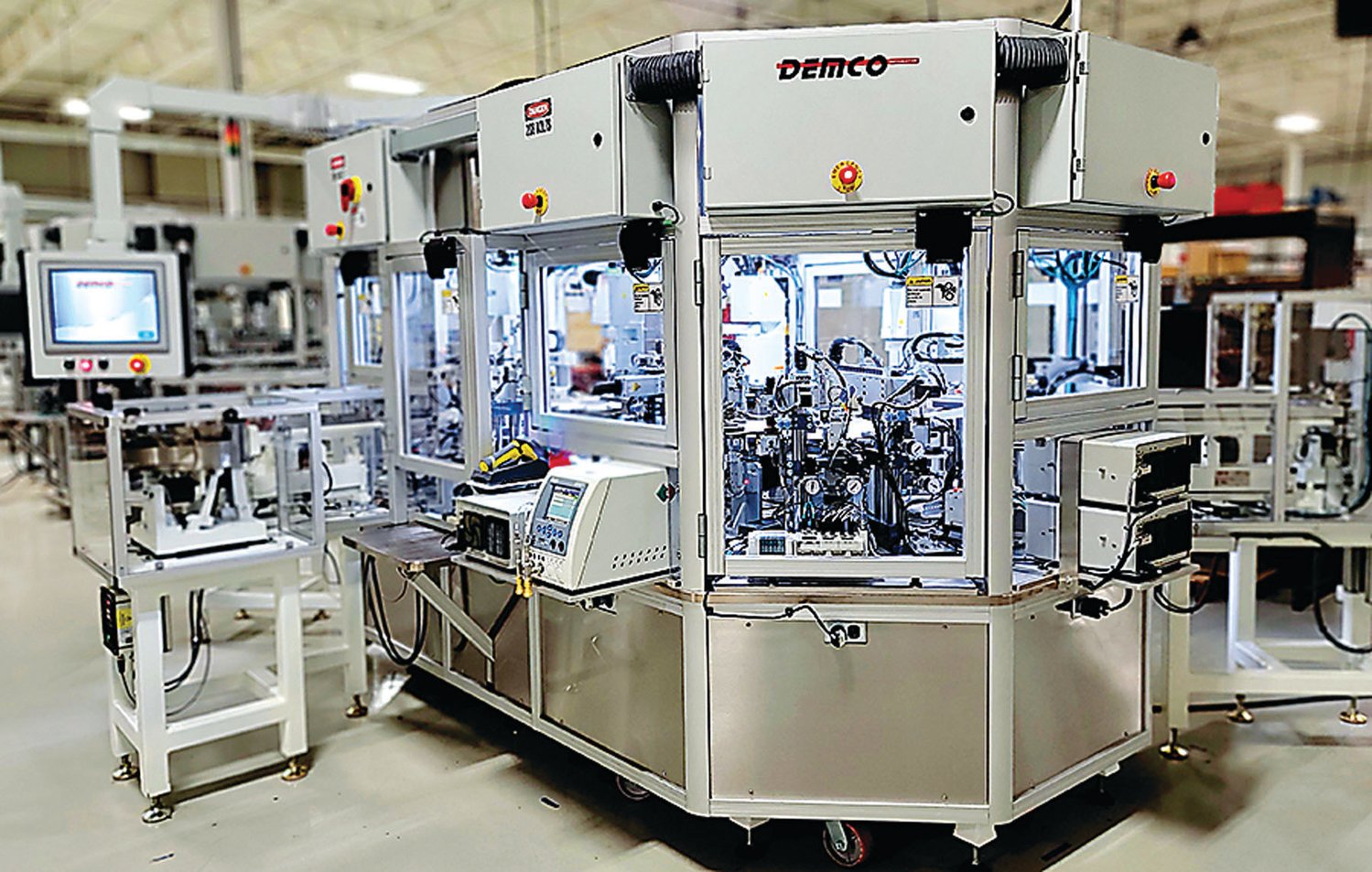 Demco Automation, a leading supplier of industrial robotics and automated manufacturing systems to technology-based industry sectors throughout the Americas, Europe, and Asia, designs and manufactures all products within its Quakertown facility.