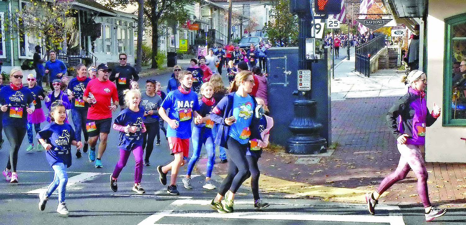Girls on the Run of Hunterdon, Bucks and Warren counties held its 5K Celebration in New Hope Nov. 13.