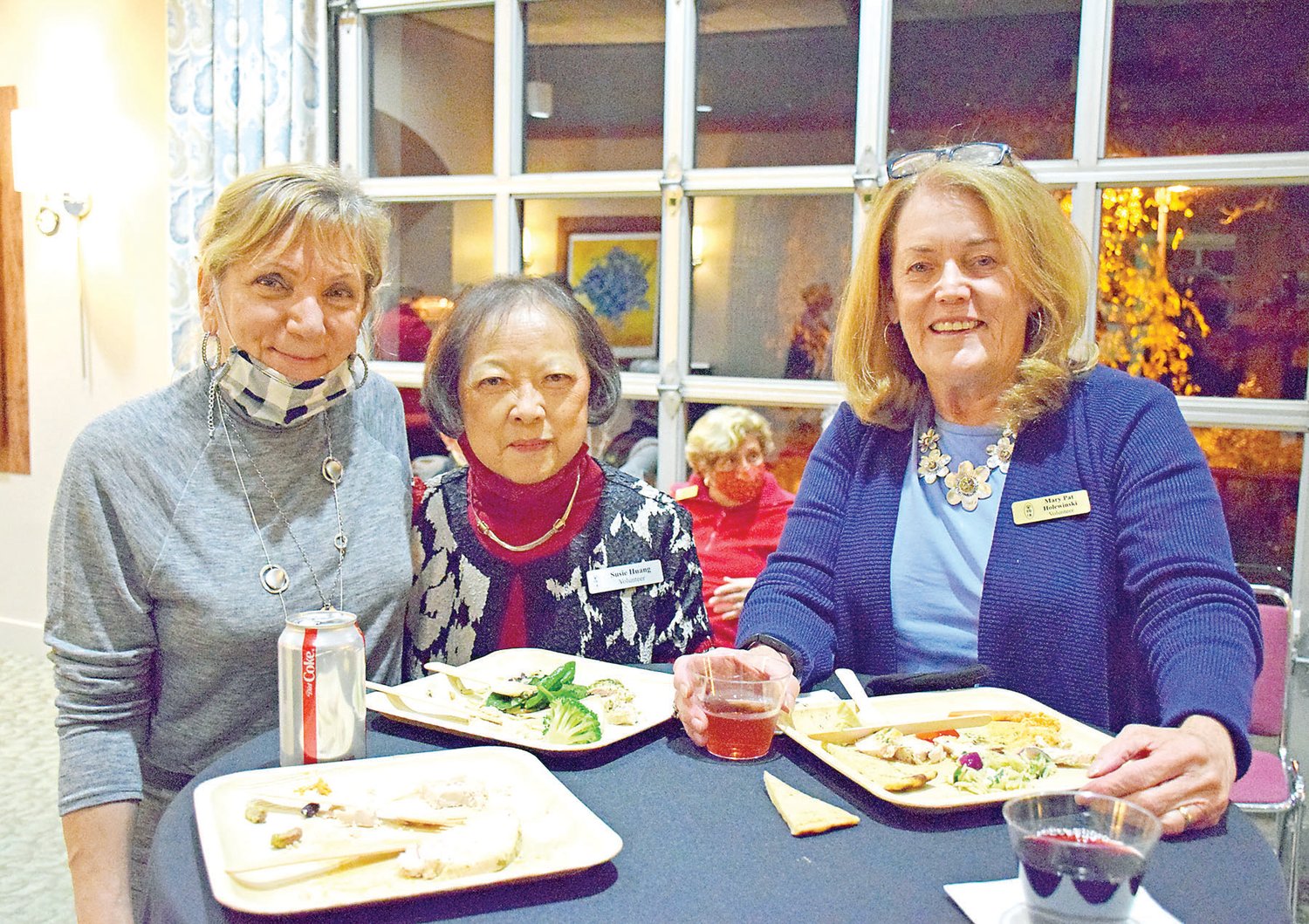 Anna Katz ,left, president and CEO Pearl S. Buck International, Susie Huang, volunteer, Mary Patholewinski, co-chair volunteers.