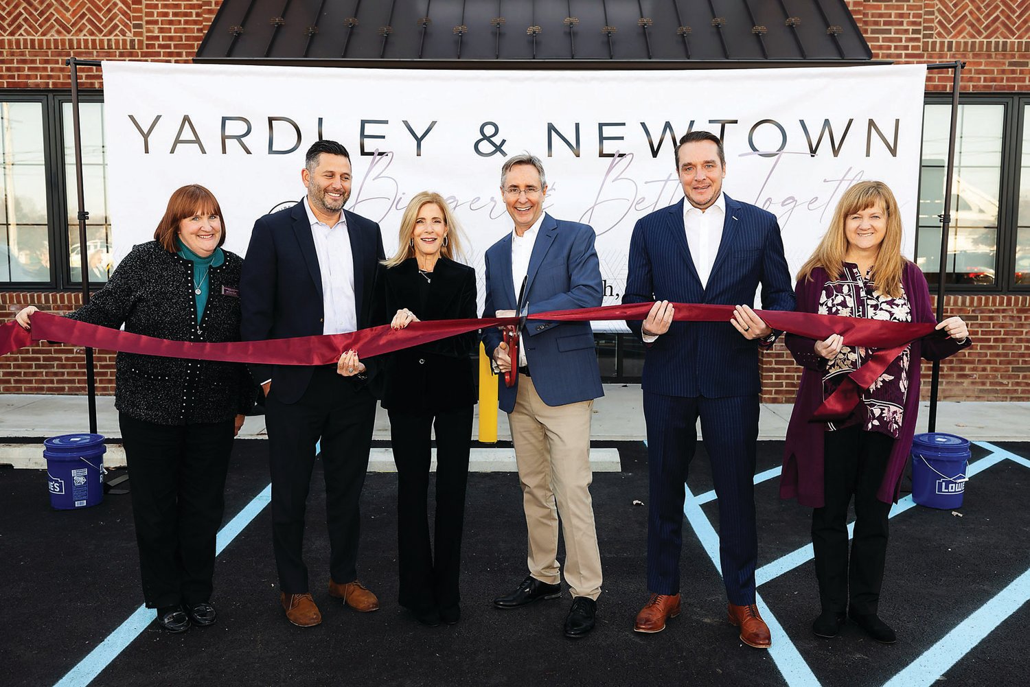 Berkshire Hathaway HomeServices (BHHS) Fox & Roach, Realtors held an official ribbon-cutting and open house for its new Yardley Newtown Sales Center.