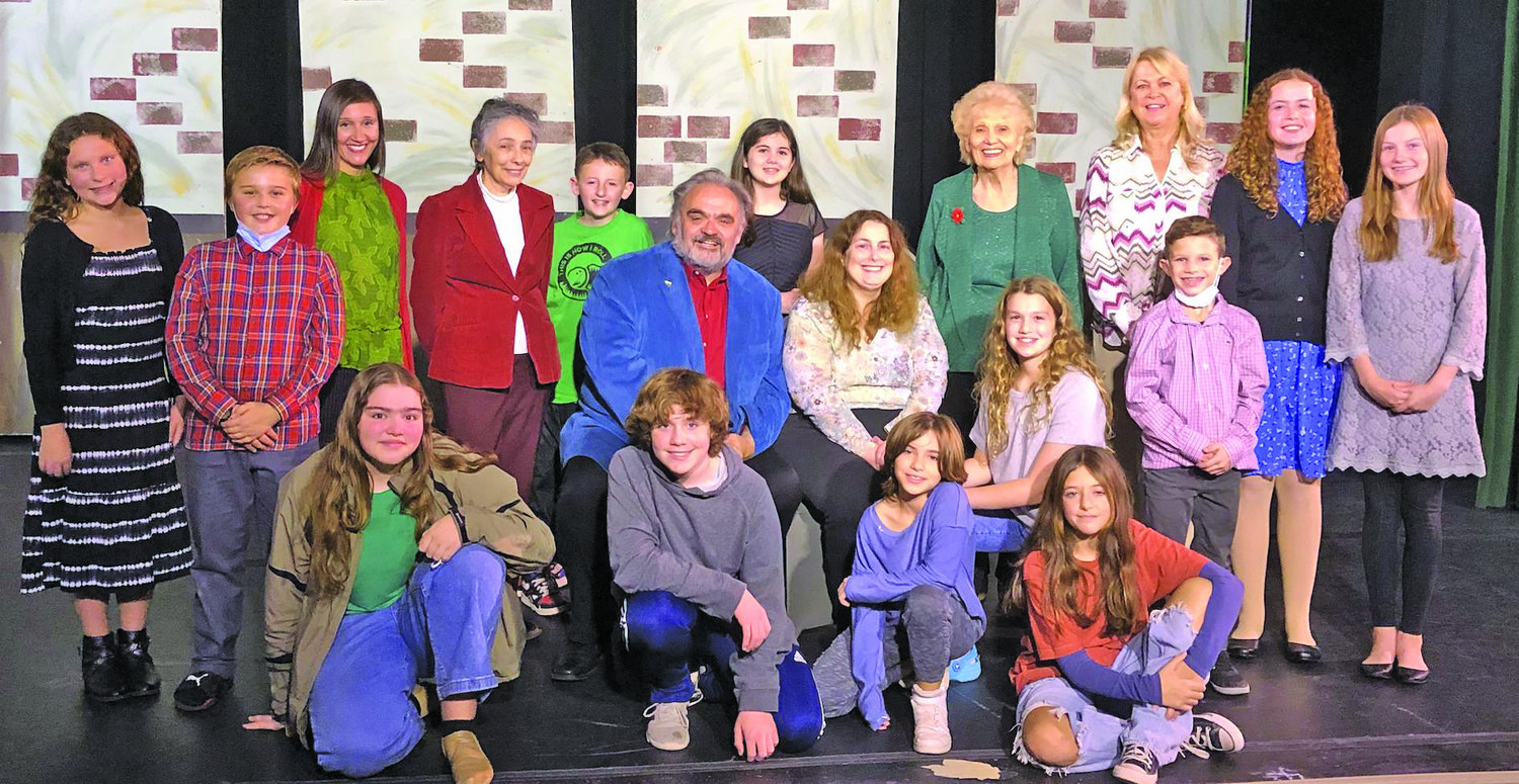 Front row, from left, are: Olivia Kearney, Mike Murphy, Zoe Herman, Lyra O’Donnell; second row, Ava Roode, Jayden Brudahl, Todd Thomas, Sarah Purdy, Isabella Panfili, Caden Ksiazek; and back row, Jill DePrince, Ann D’Silva, Hunter Covert, Maya Wund, Mary Ann Wylie, Denita Gearing, Amelia Soleau and Sarah O’Neill.