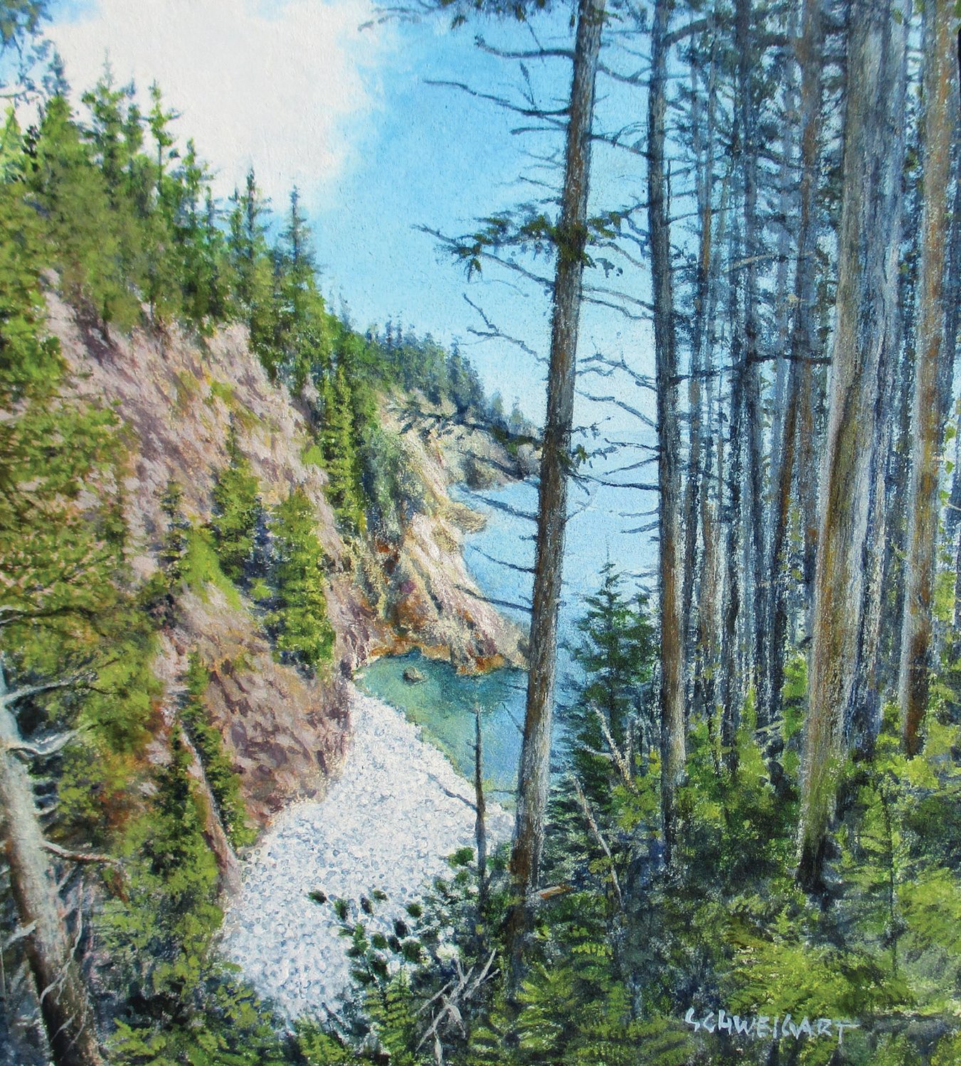 “Overlook From Trailhead” is by Michael Schweigart.