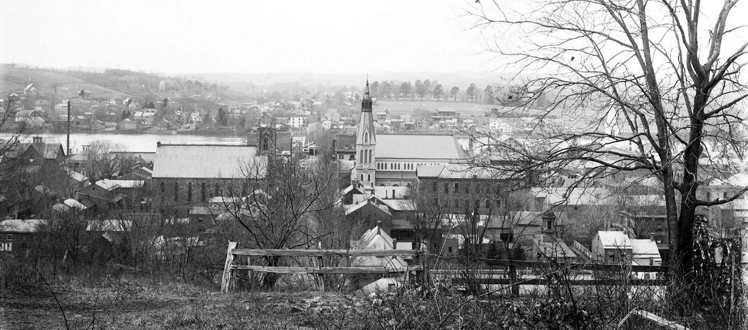A view of town, from the John A. Anderson exhibit.