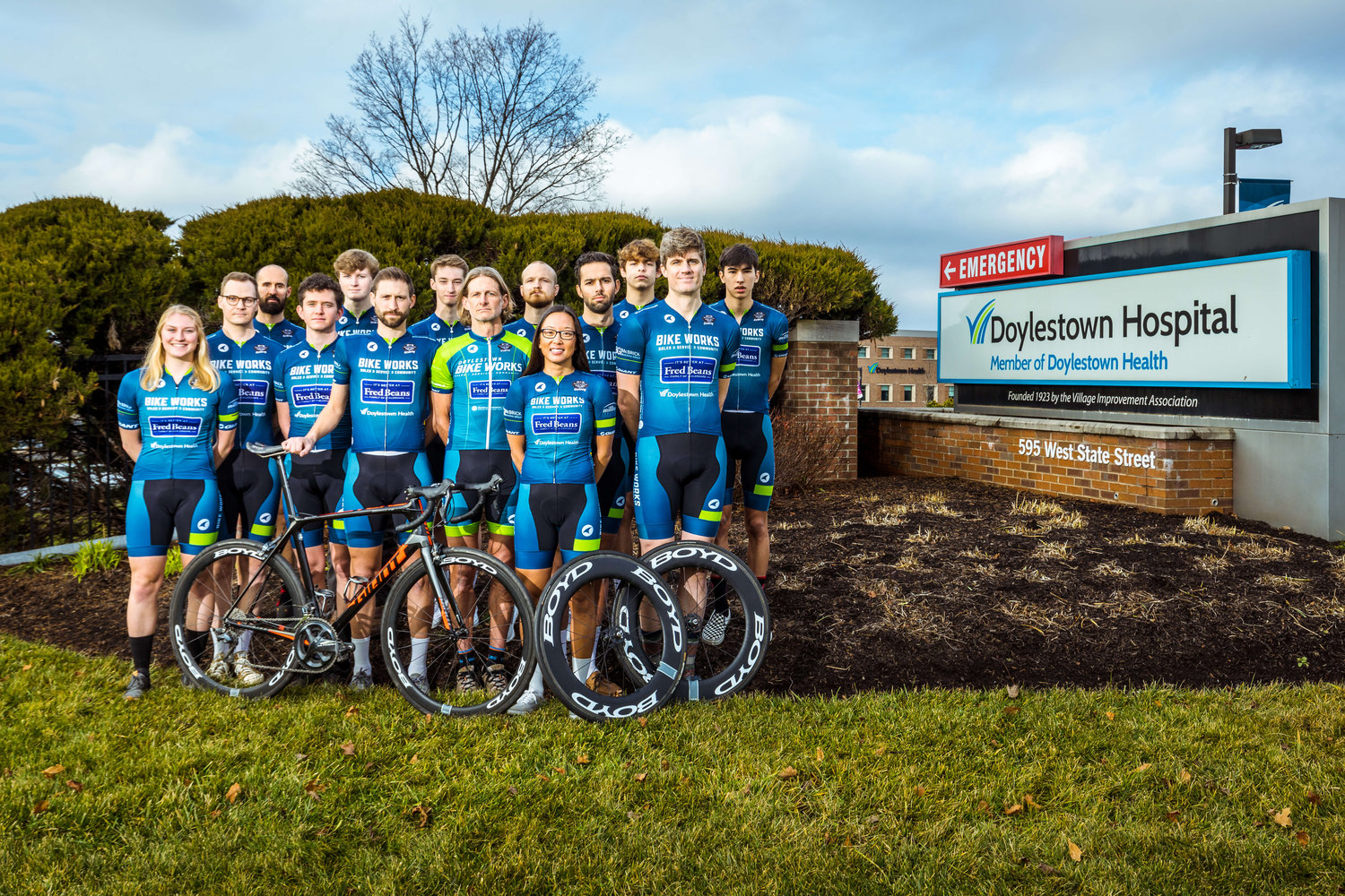Doylestown Health sponsors the Bike Works professional cycling team in concert with the team’s mission to promote active, healthy lifestyles.