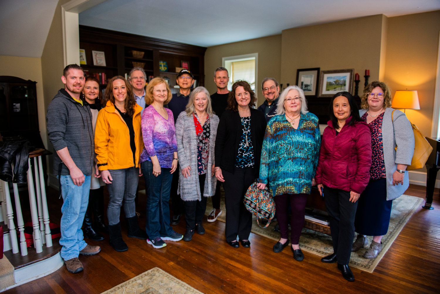 Members of the Philly POPS and some of their spouses tour the home of the late Oscar Hammerstein II.