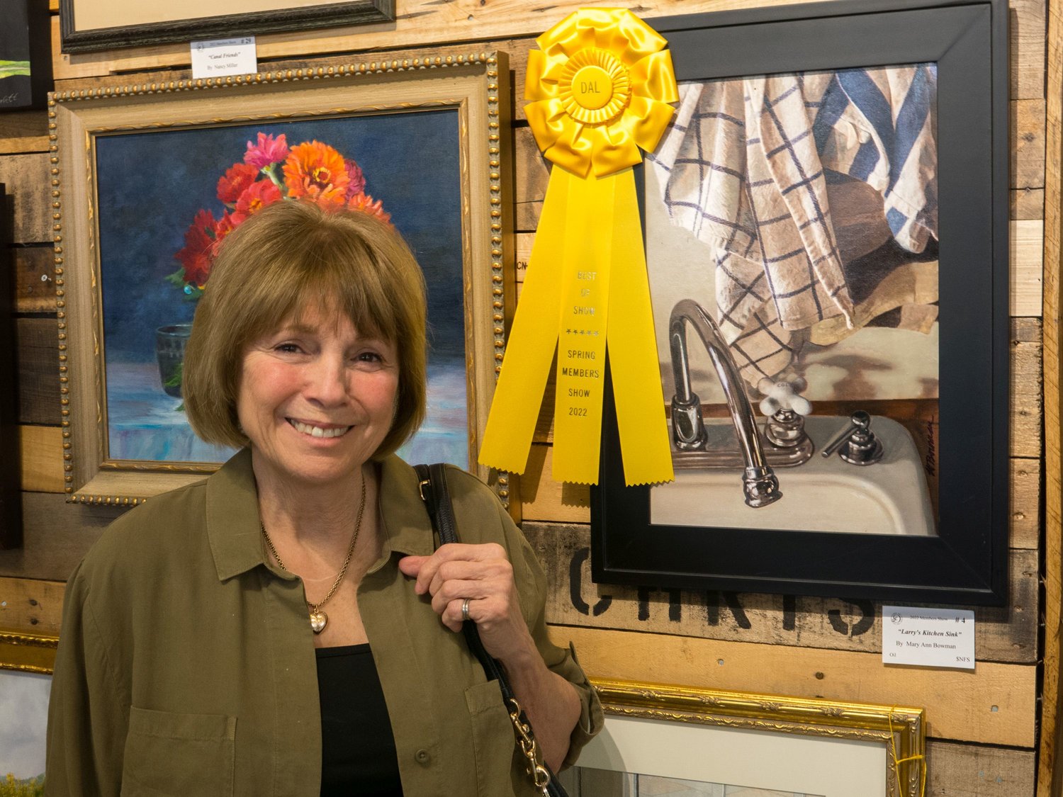 Mary Ann Bowman earned Best in Show for “Larry’s Kitchen Sink.”