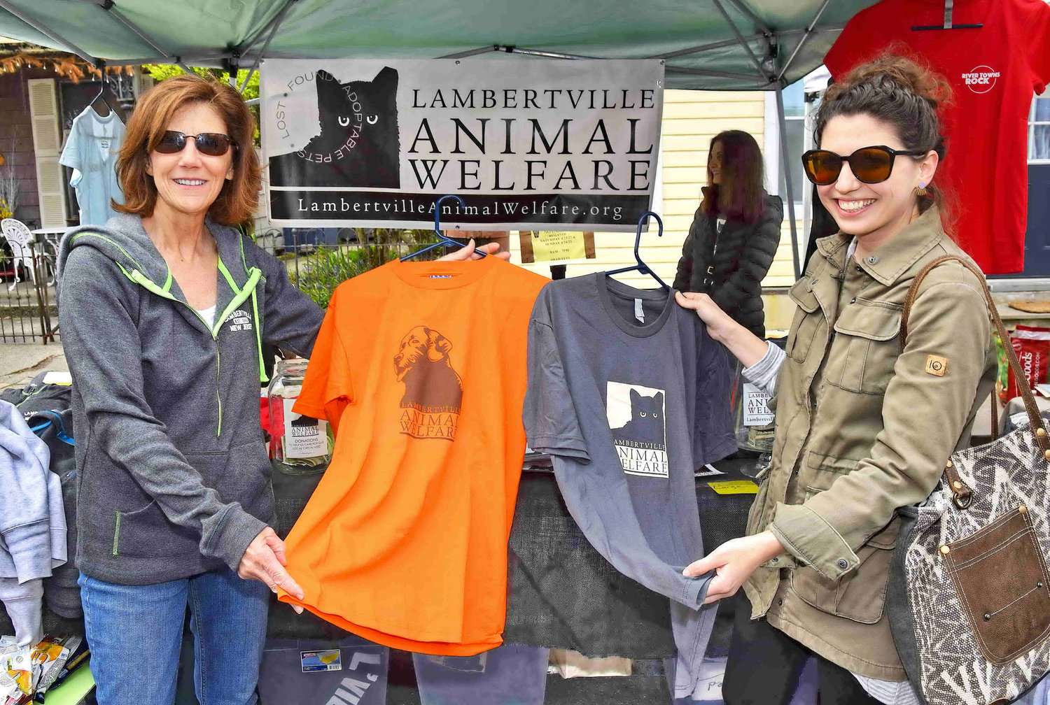Lambertville Animal Welfare offered T-shirts as a fundraiser