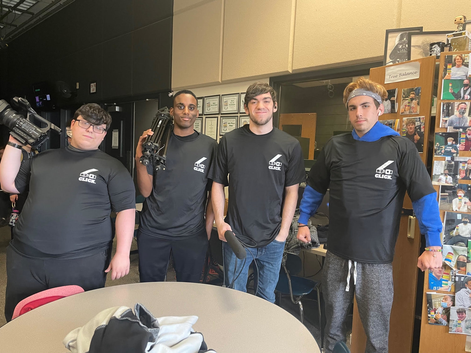 The winning video was put together by seniors John Livezey, Evan Aldridge, Will McAuley, and Jake Martin under the direction of media production teacher Jayne Weiss.
