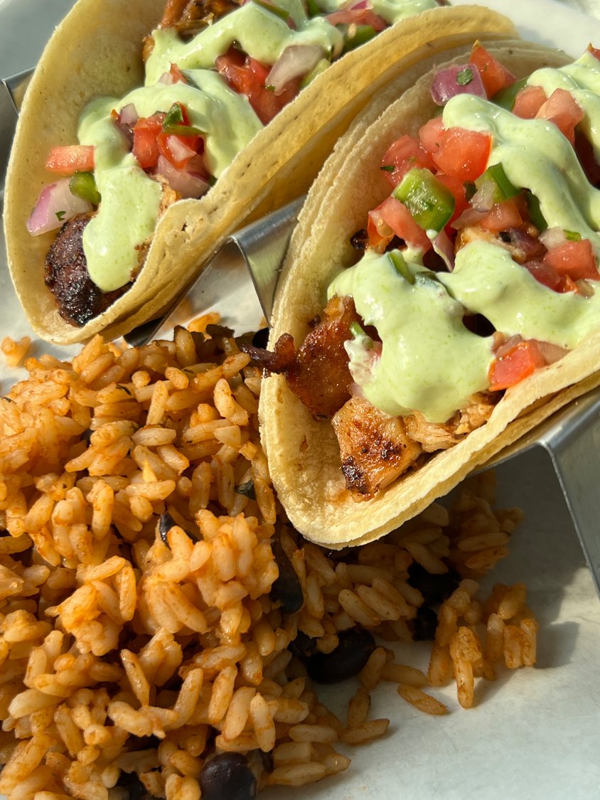 Chicken tacos are just one of the varieties offered at the new Taco Night at Caleb's American Kitchen in Lahaska.