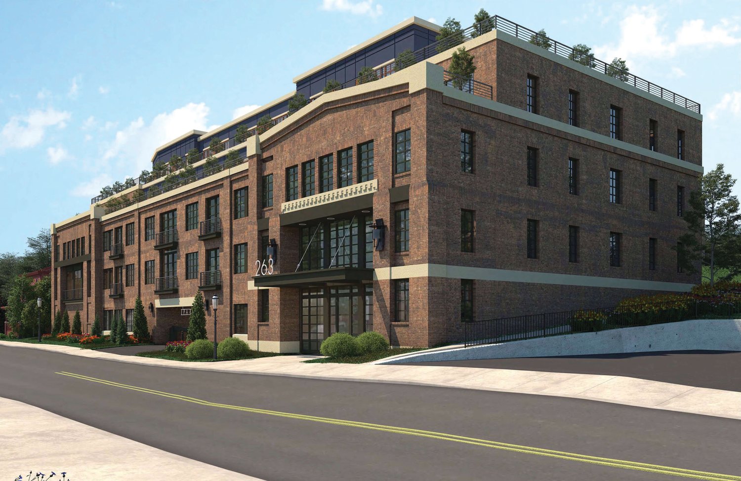 The Martin at Doylestown, at 263 N. Main St., is expected to be completed next year.