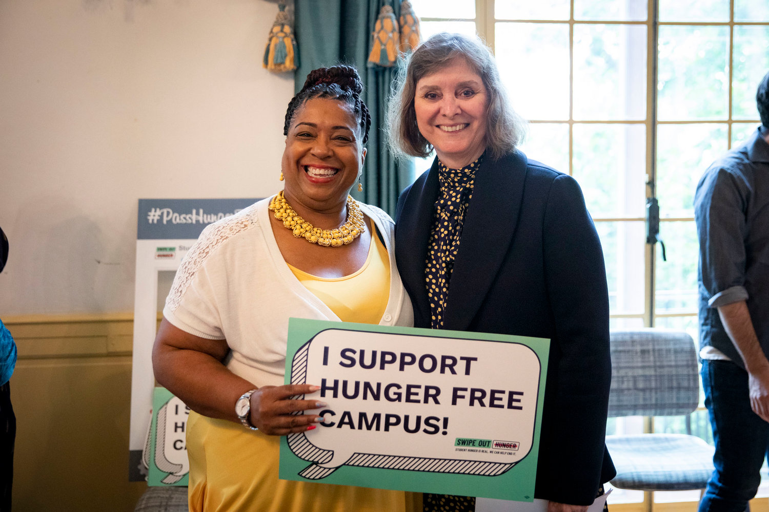 First Lady Frances Wolf visits Bucks County Community College to discuss college hunger and affordability, in Newtown, on June 27, 2022.