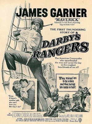 A poster advertising the film “Darby’s Rangers.”