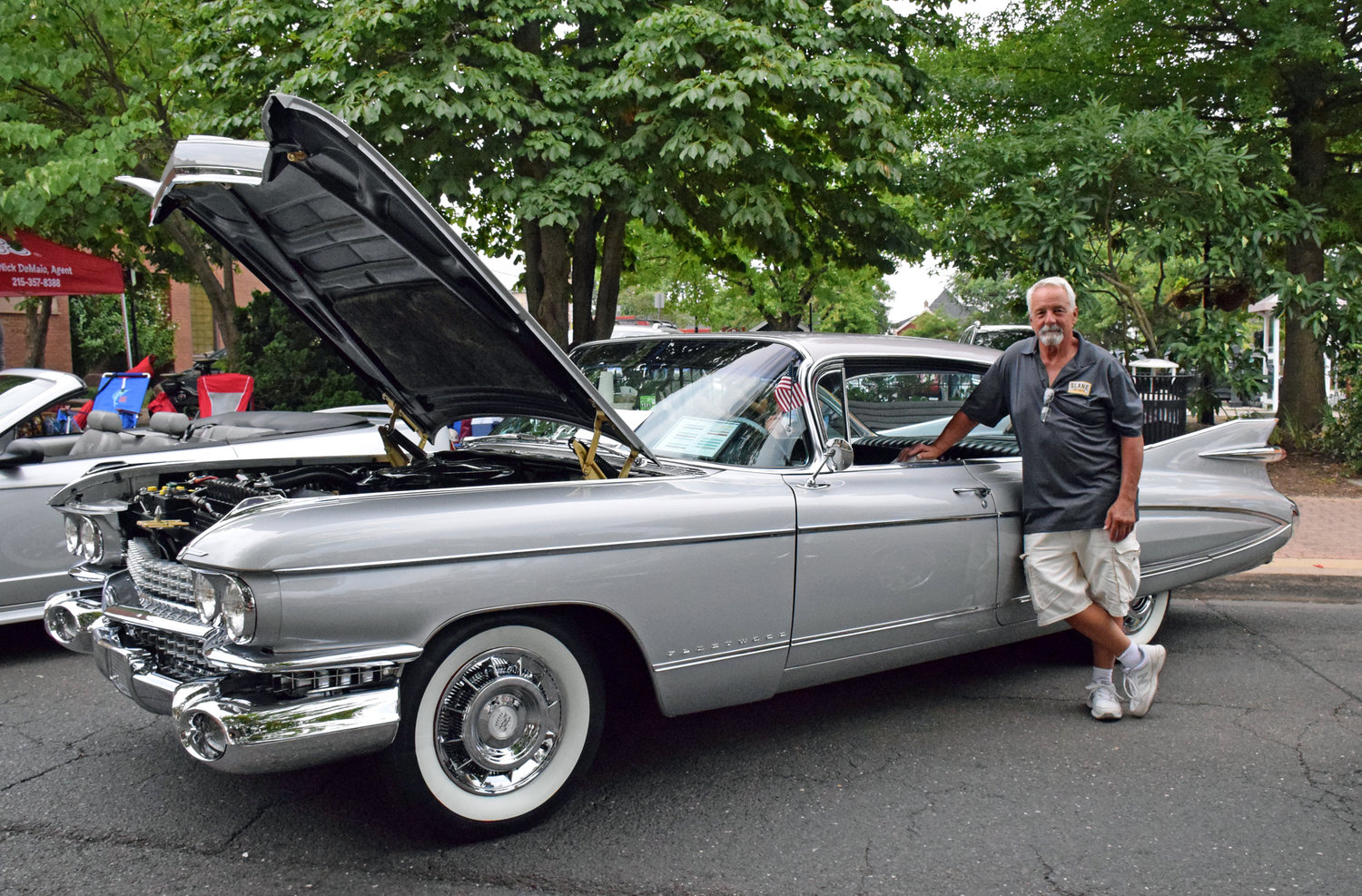 Stanley Noll and his 1959 Cadillac Fleetwood.