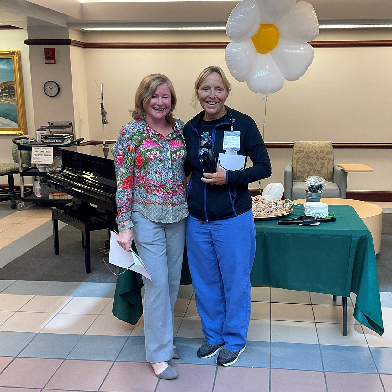 Sue Sheaffer, a nurse at Grand View Health for nearly four decades, is the organization’s first recipient of the DAISY Award for extraordinary nurses.