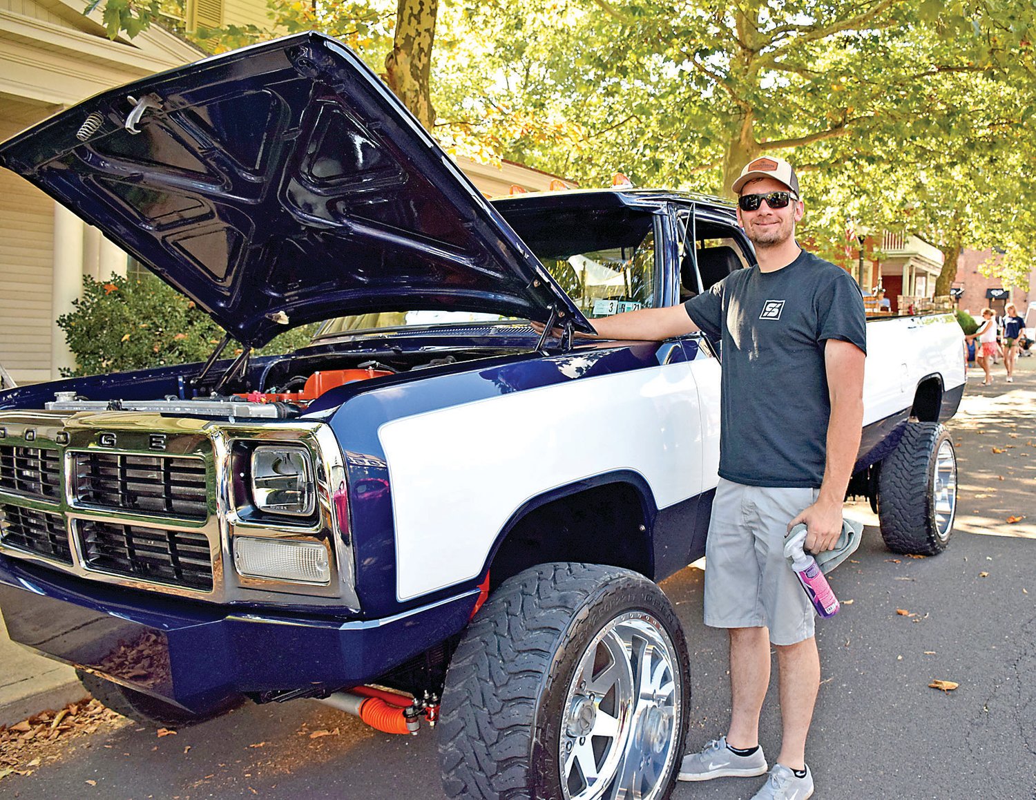 Shaun Sparks of Doylestown with his Dodge ‘93 W250.