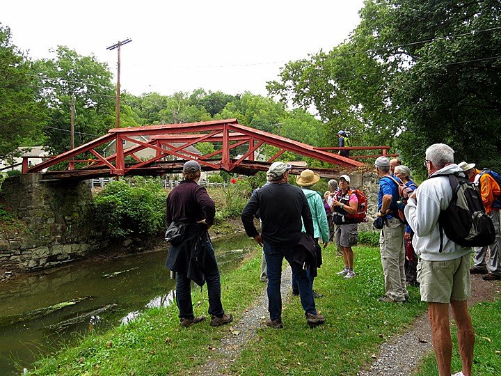 Hikers and walkers explore the Delaware Canal on a previous Canal Walk.