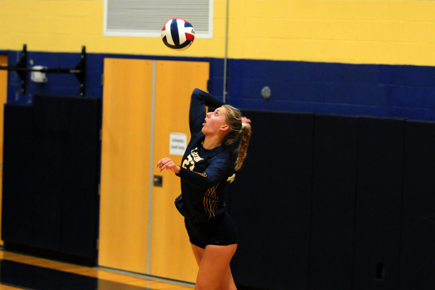 New Hope-Solebury senior Mia Chuma served up eight aces and 13
kills in last week’s 3-0 sweep of Upper Dublin. With the win the Lions advanced to 8-3 overall, 5-1 in the SOL American Conference.