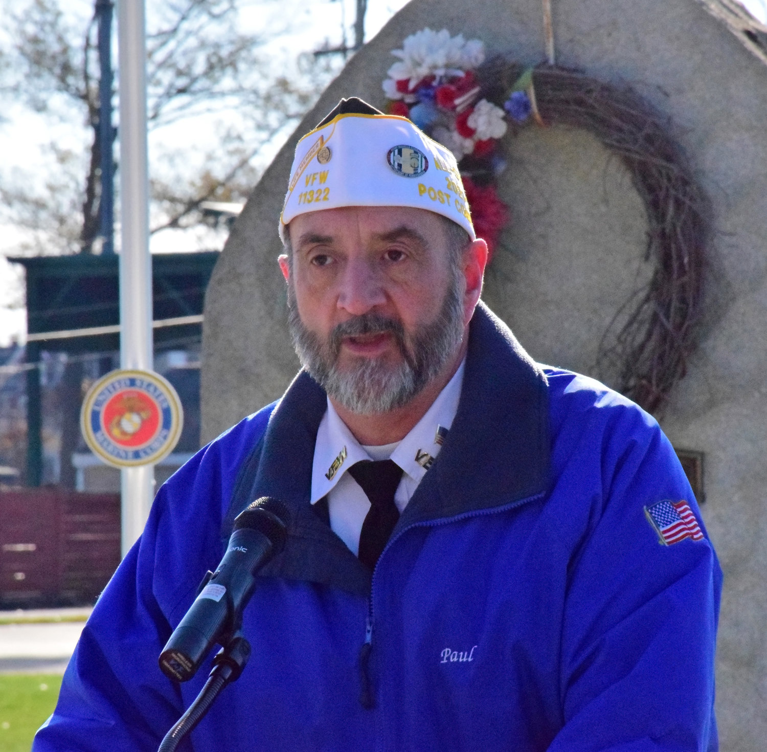 Paul Gerhart, commander of John Rivers Memorial VFW Post 11322.