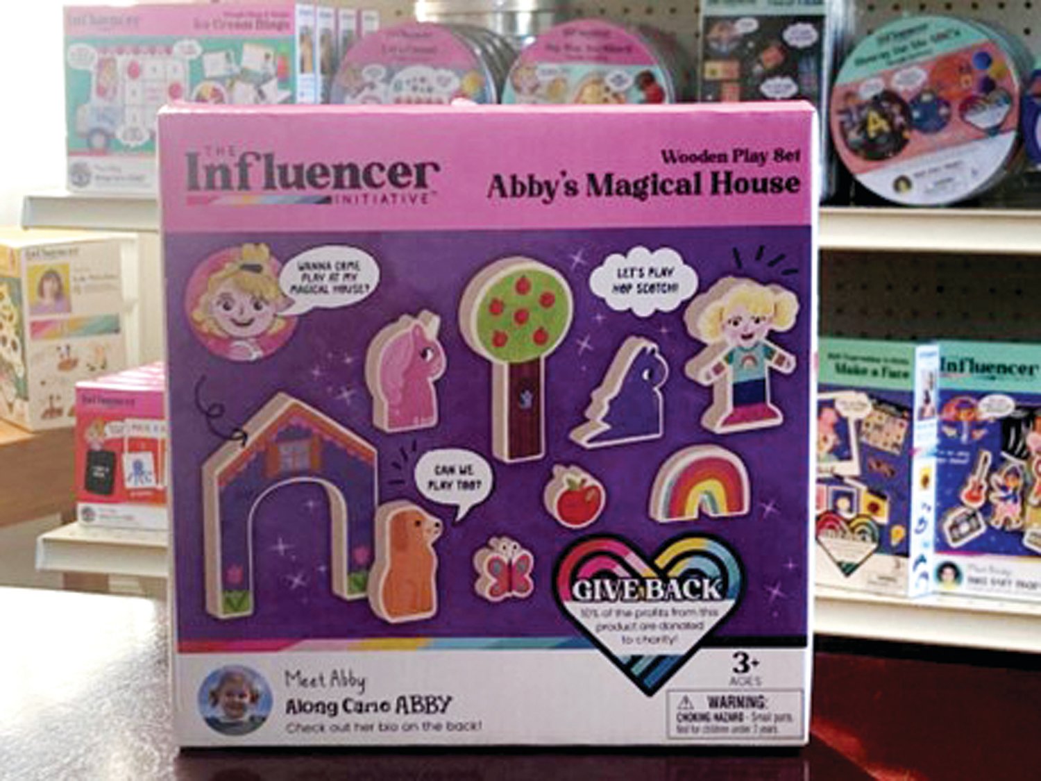 One of the toys offered under Morrisville Borough-based WeVeel’s new The Influencer Initiative.