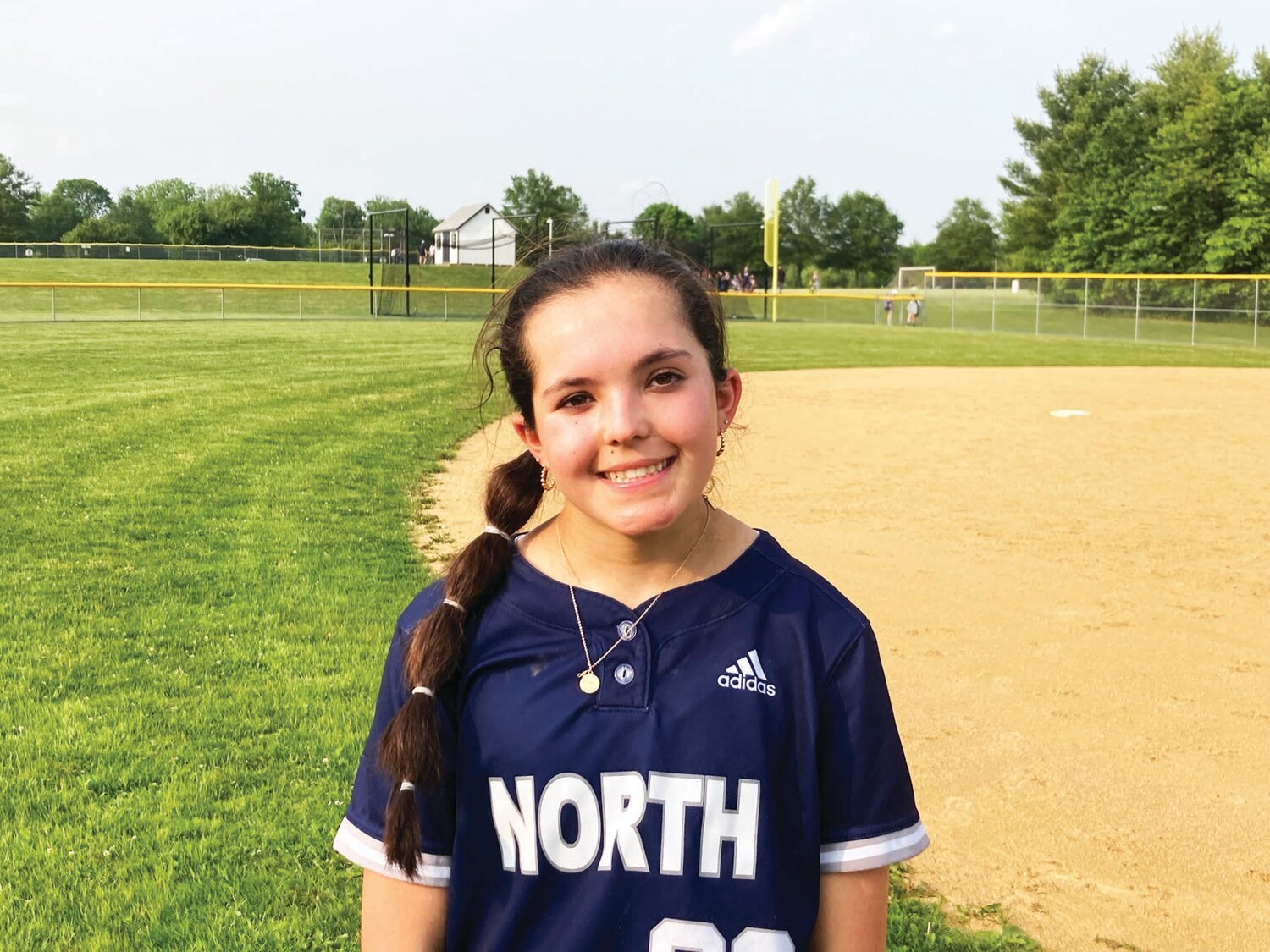 Council Rock North’s Lucy Mills pitched a complete game in a 6-0 District One playoff loss to CR South.