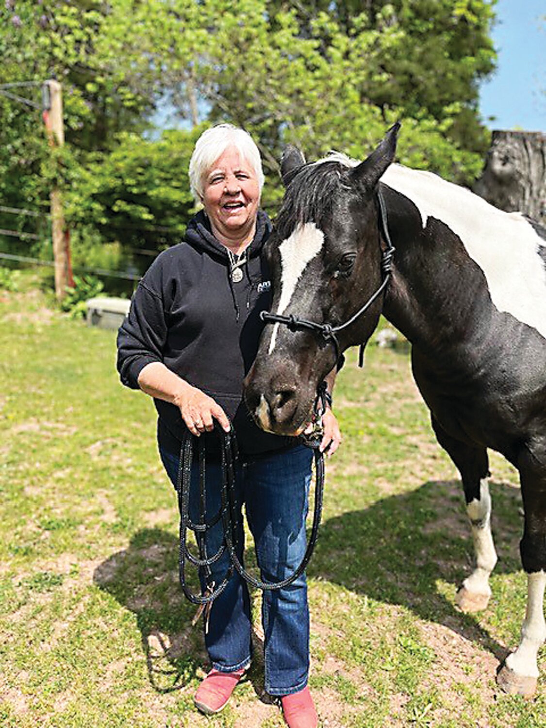 Linda Jenny, of Kintnersville, survived cancer and the death of her 30-year-old son, thanks, in part, to her horse, Roxy.