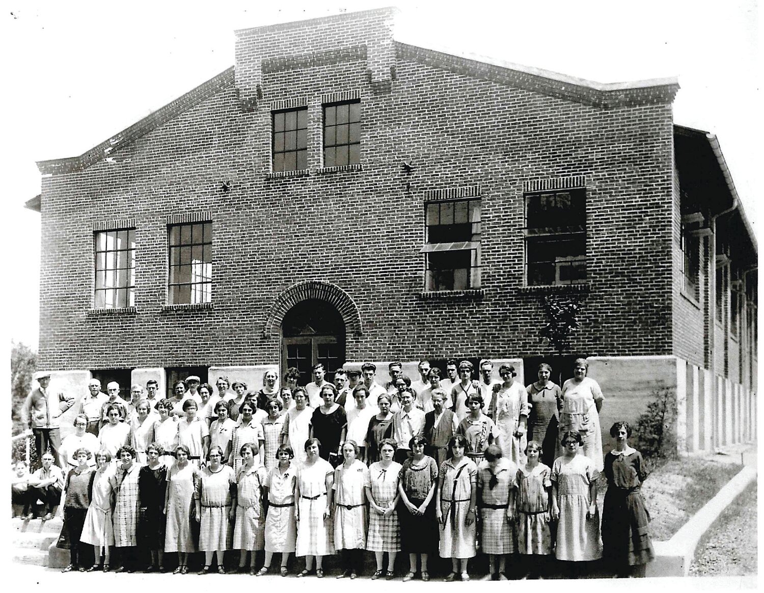 This 1930s photo shows workers at Daroff and Sons factory. The seamstresses made Botany 500 suits, but always referred to their workplace as “the pants factory.”