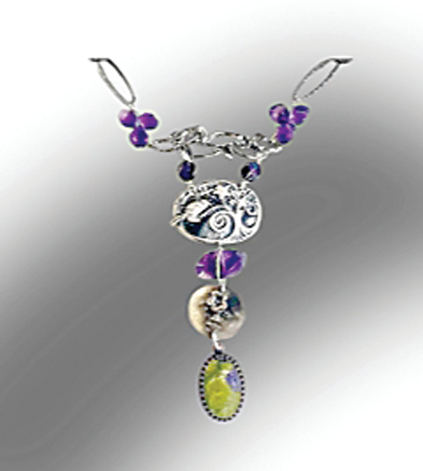 A necklace by Diana Contine.